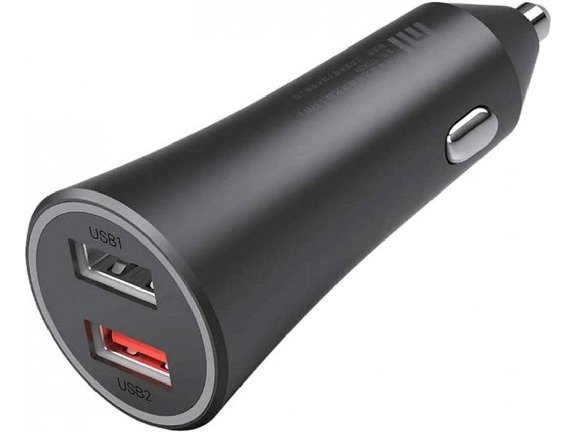 Carregador Isqueiro Xiaomi MI (Universal - 2USB - Preto)