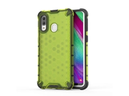 Capa De Pc Tpu À Prova De Choque Em Formato De Colmeia Para Galaxy A40