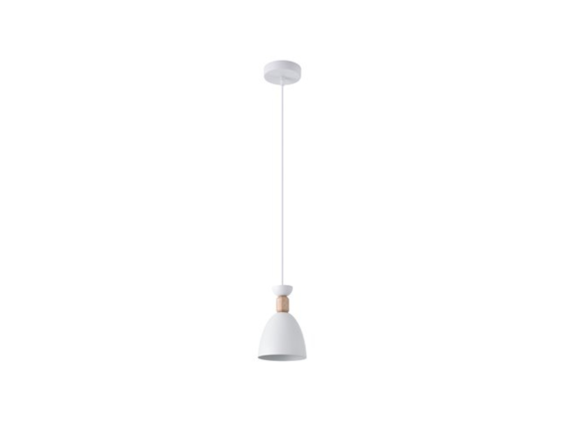 Cloe Candeeiro De Teto Branco 1xe27 Cristalrecord