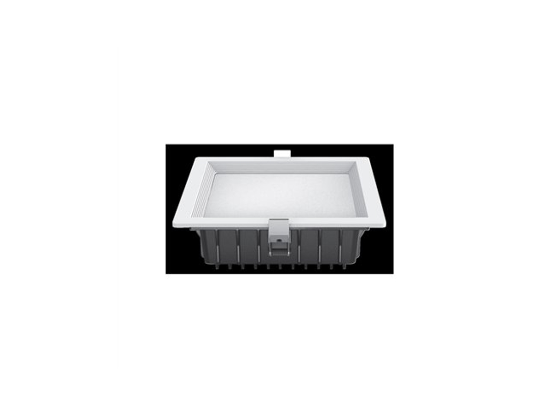 Downlight Led Série Intego Ip20 22x22x6,8cm Cor Branca Fabrilamp (32w 4000k 1880lm)