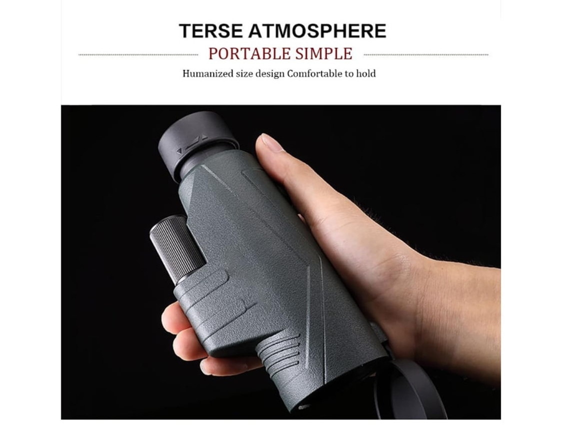 Telescópio Monocular Monóculos 10x42 Para Adulto Adaptador De Monóculos À Prova De Água Ipx7 De Alta Potência E Tripé Resistente Telescópio Bestvite
