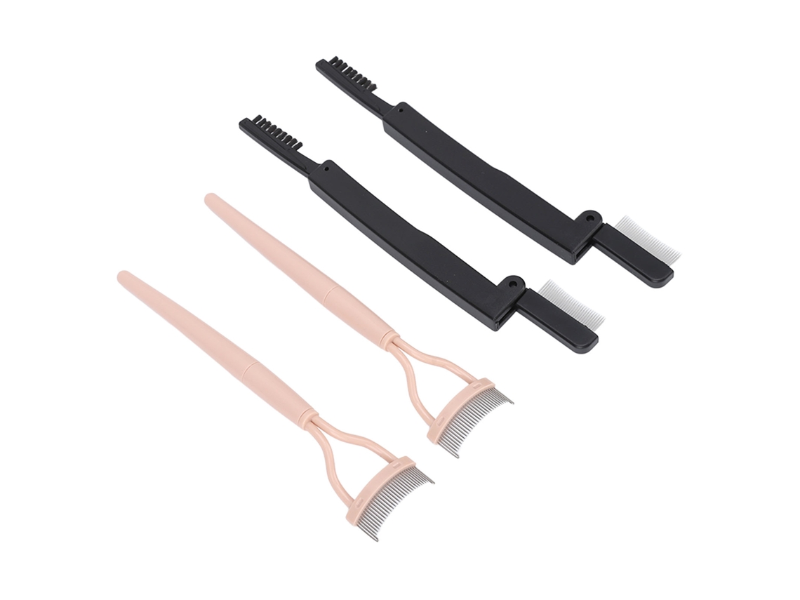 Cepillo para pestañas y peine para cejas plegable con mango fácil de agarrar Vantage