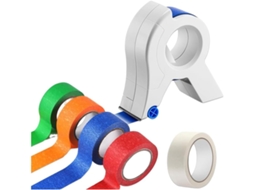 Aplicador portátil Fita Adesiva, dispensador Fita para tinta, cortador Fita hermético para diversos fins.