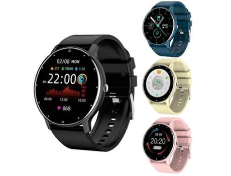 Novo Relógio Inteligente Zl02 Para Mulheres E Homens, Esportivo, Fitness, À Prova Dágua, Monitor De Frequência Cardíaca E Sono Jinyubo Store