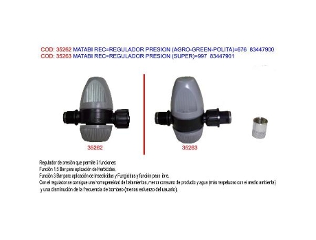 Matabi rec regulador presion (super) 997  83447901