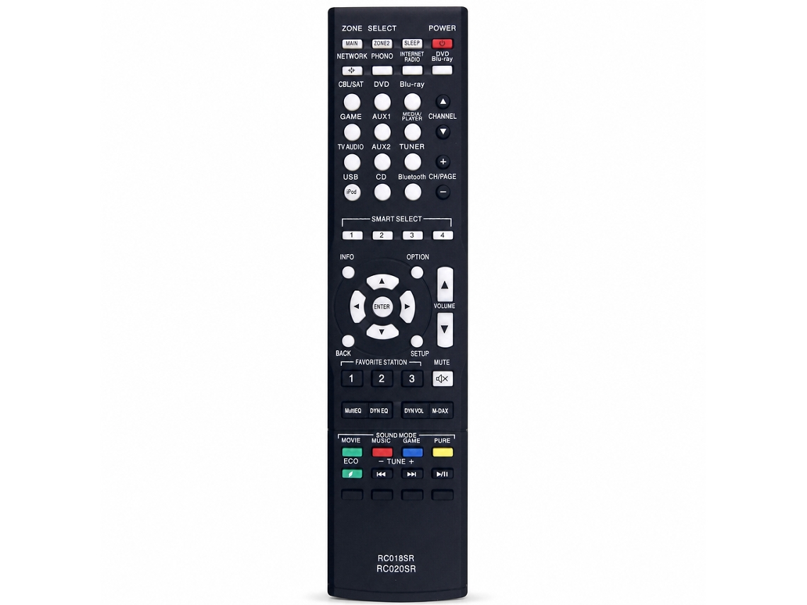 Comando À Distância De Substituição Compatível Com Recetor Av Marantz Rc020sr_dae