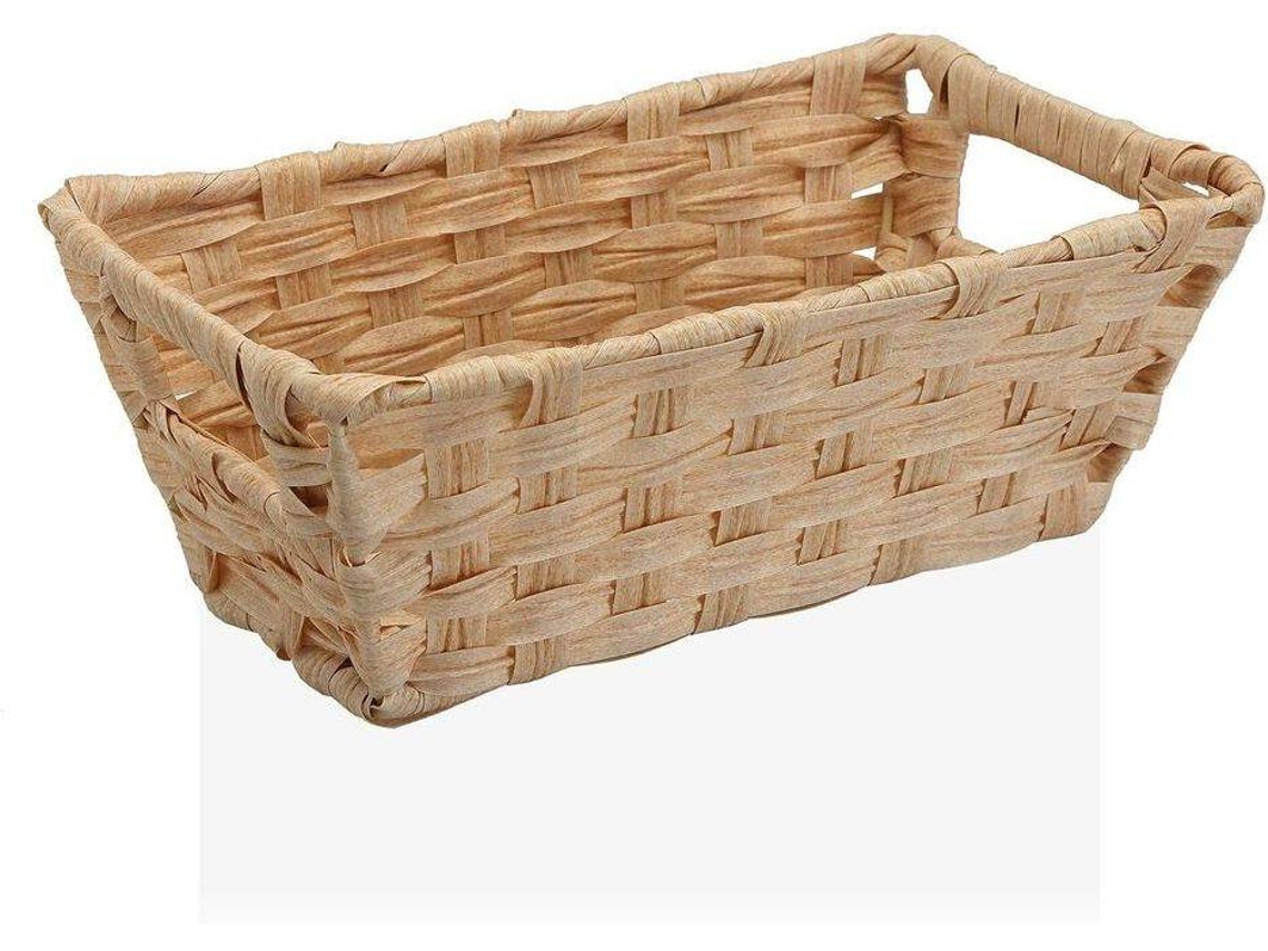 Cesto BIGBUY HOME (Bege - Polietileno - 17 x 11,5 x 29 cm)