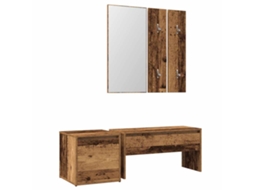 Hallway Furniture Set, Hallway Furniture Sets Vidaxl Marrom Madeira Processada (n/a)