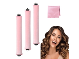 Conjunto de Modeladores Semi-Calor Três Peças Rosa ZYBLSSBB