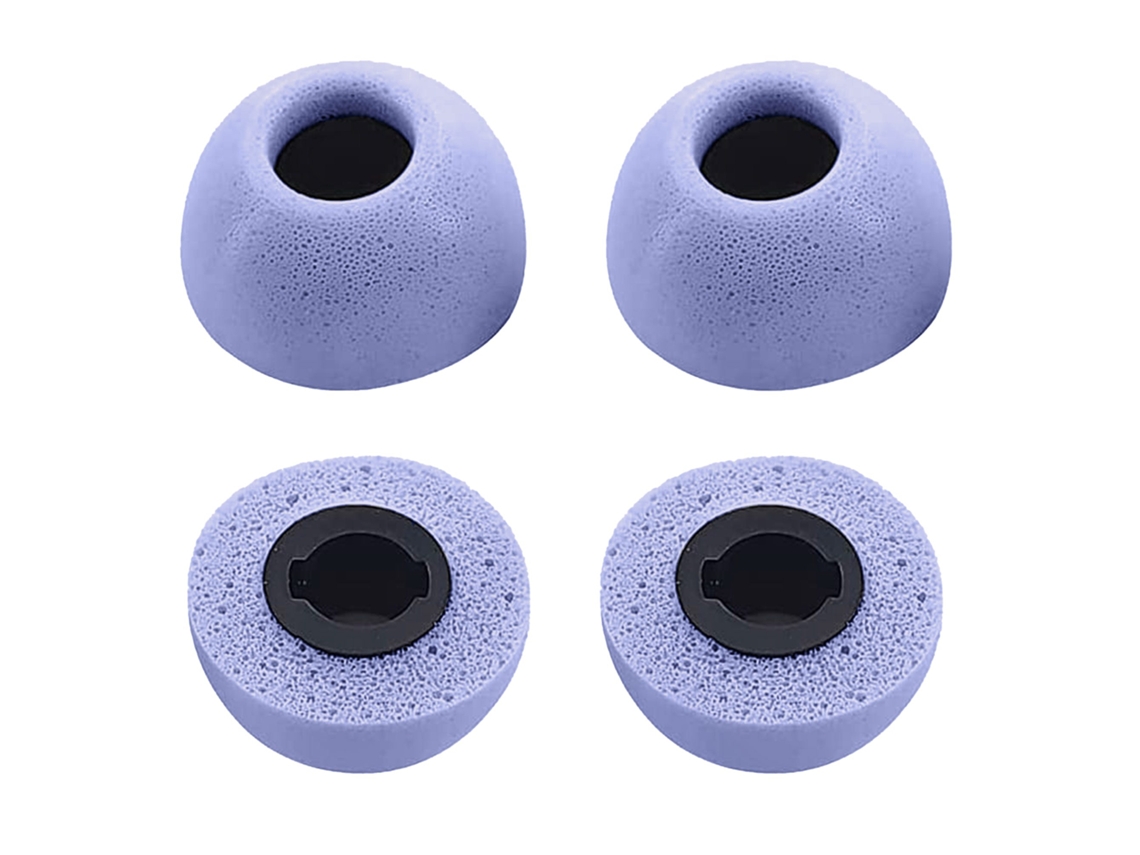 Set 4 Almofadas Zruxe Para Samsung Galaxy Buds Pro Espuma De Memória Violeta (tamanho S, Substituição)