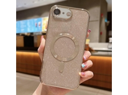 Capa De Tpu Para Iphone 17e - Glitter - Acabamento Eletroplástico - Magsafe