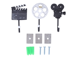 Ganchos de Parede Estilo Filme Vintage LAXISCREED