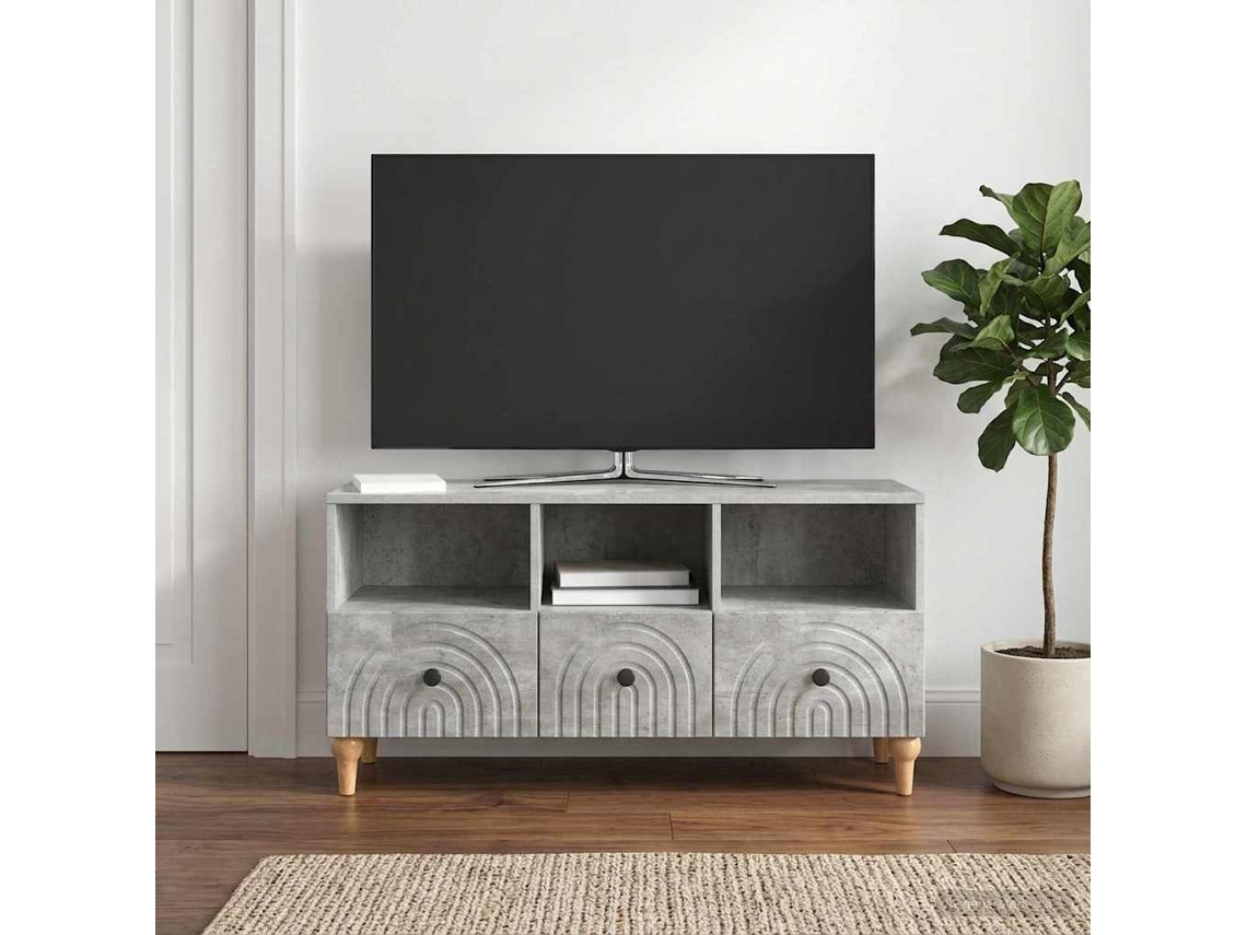 Vidaxl Gabinete para Tv Cinzento Concreto 102 X 34,5 X 50 Cm