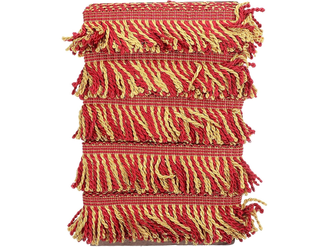 Franja Decorativa Para Cortinas E Sofás, Borda De Costura Em Poliéster.