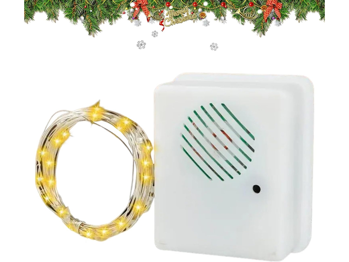Luzes De Fada Com Sensor Música Para Decoração Casa.