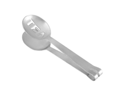 Pinça Para Saquinho De Chá Com Cabo Resistente Ao Calor Em Aço Inoxidável Para Facilitar A Extração Do Sabor E Evitar Sujeira No Preparo Do Chá.