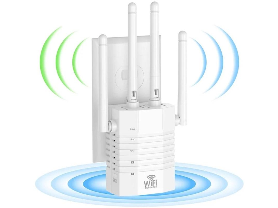 Extensor Wifi, Cobre 12.880 M². Pés. Suporta 105 Dispositivos Booster De Conectividade De Banda Dupla De 1200 Mbps Para Casa E Exterior (bra Yizhood