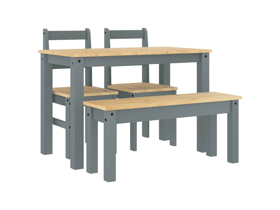 Conjunto de Sofás com Almofadões Veludo Castanho 4 Pcs MAISON EXCLUSIVE