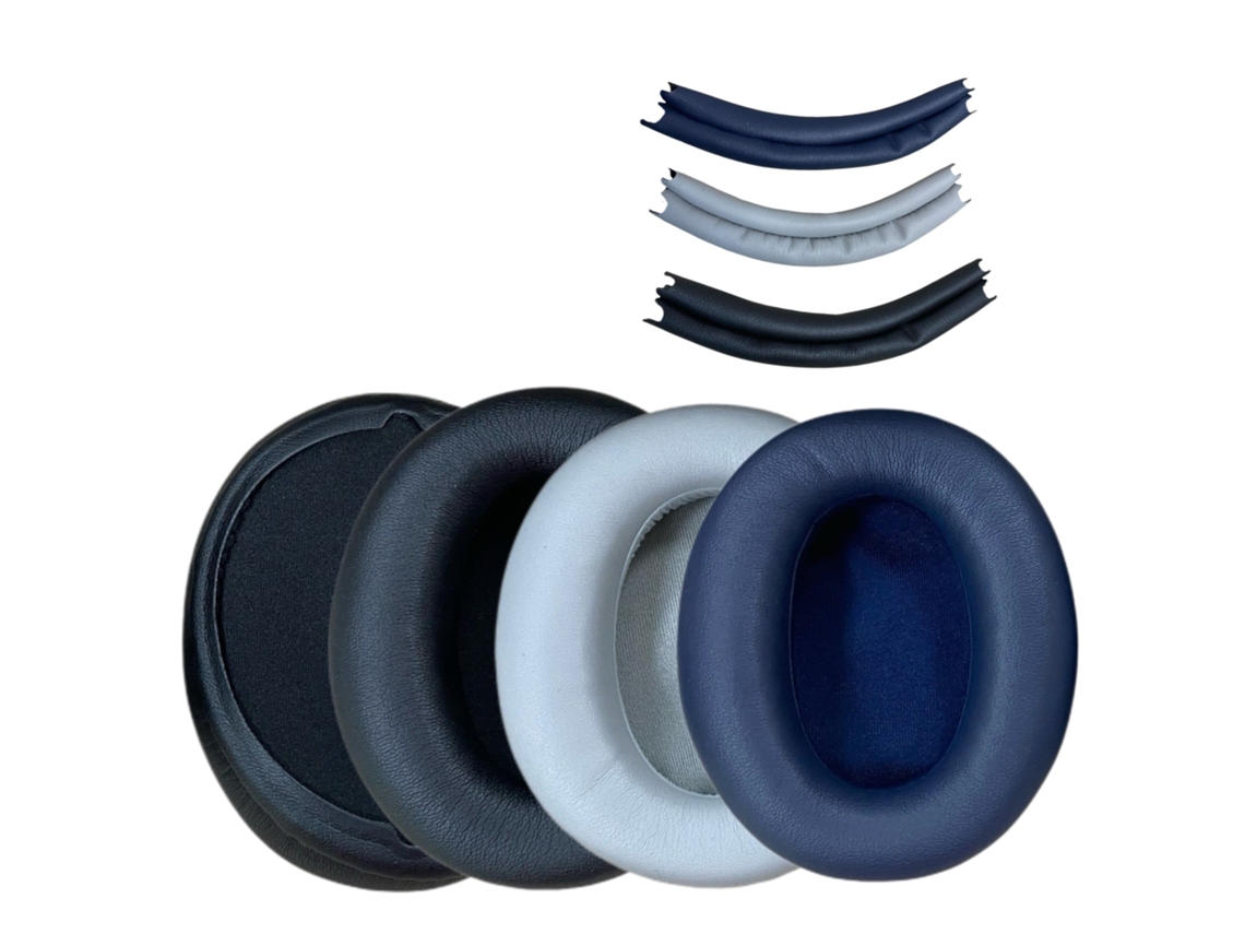 Ponteiras Auriculares De Substituição Para Fones De Ouvido Sony Wh Ch720n Yunzii (ponteiras Auriculares Cinza Escuras, 2 Unidades)