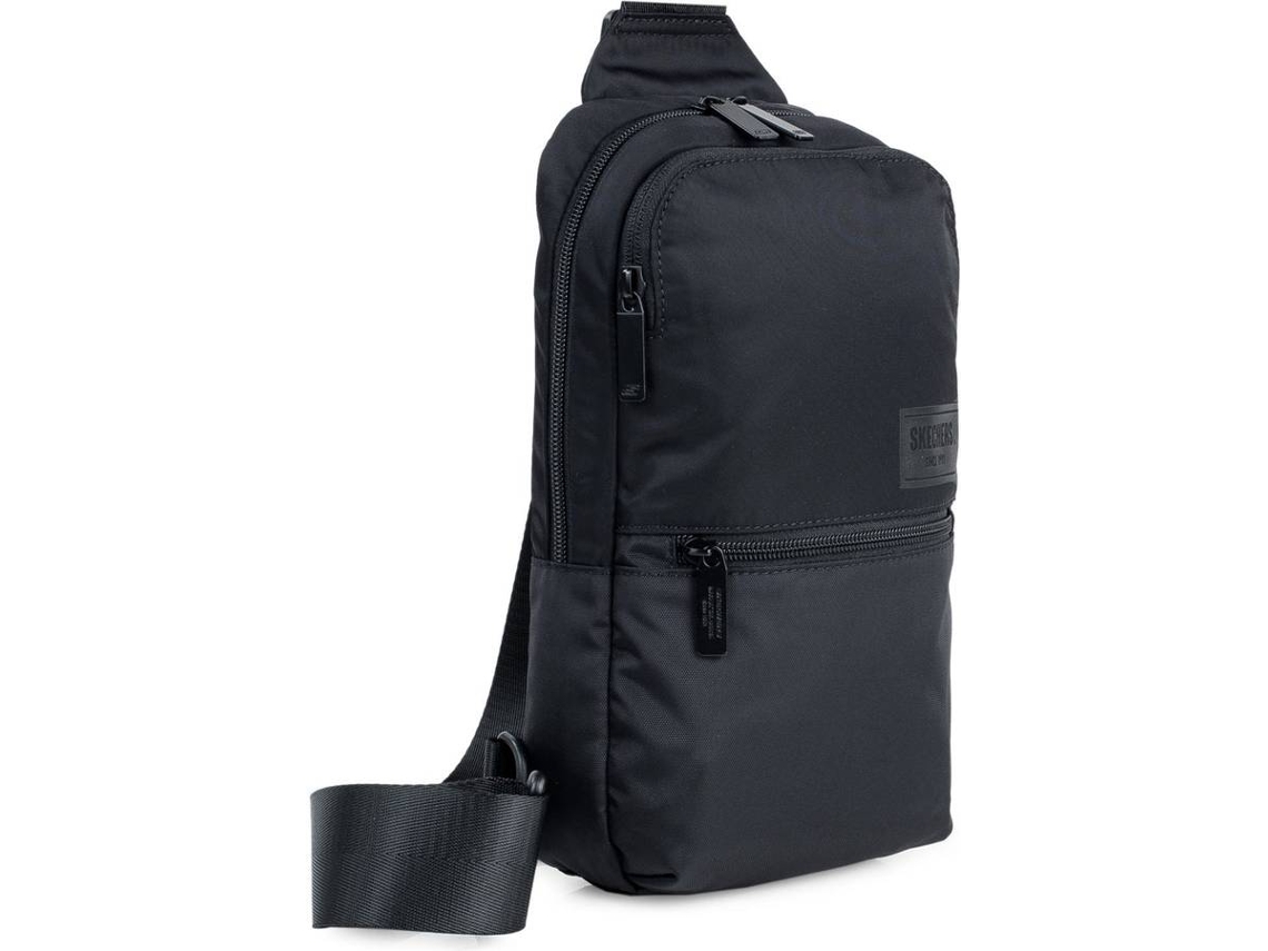 Mochilas SKECHERS Casual Unissex Com Bolso Interno (30 x 16,5 x 6 cm - Preto)
