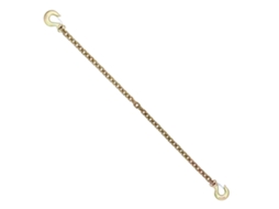 Corrente de Amarração G80 com Ganchos 10 Mm X 316 Cm 2 Peças Carga de 3,22 T