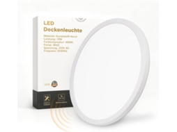 Plafon Led NETTLIFE Design Moderno 18w Branco