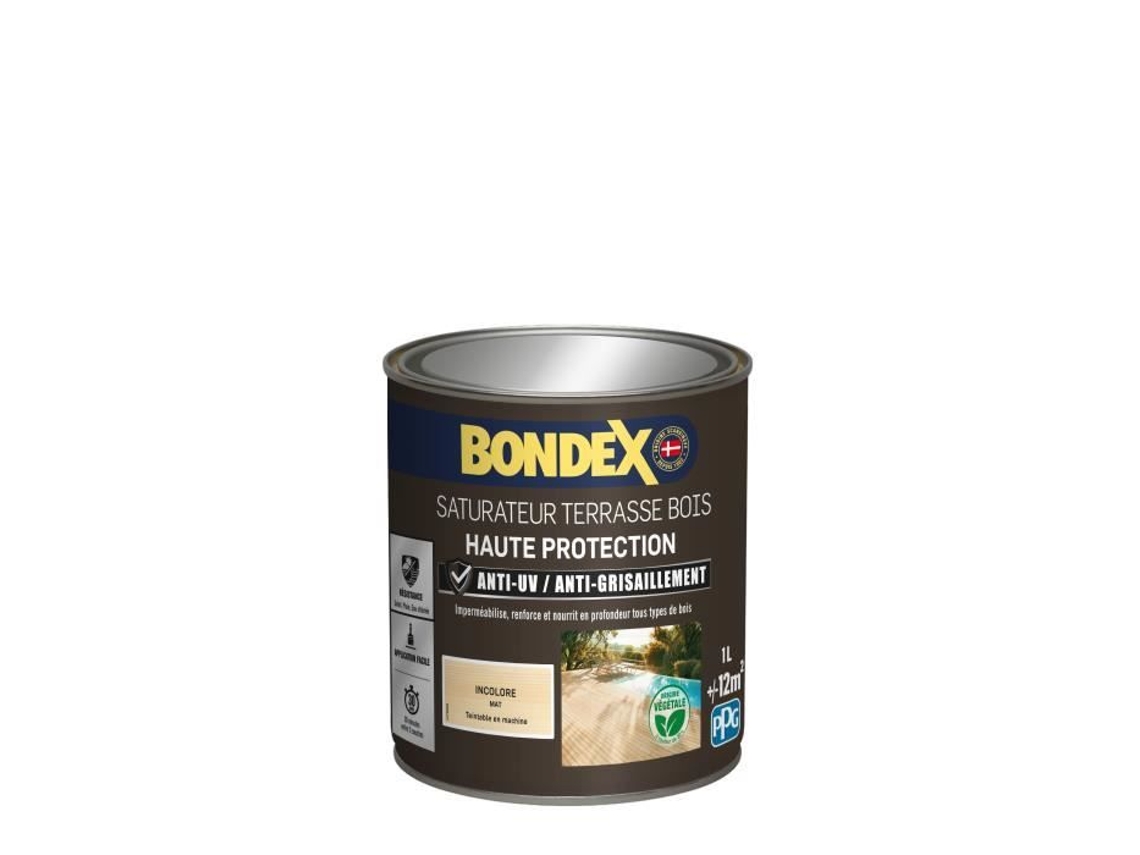 Matte Saturator Para Terraços De Madeira Incolor Bondex