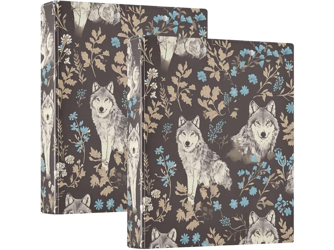 Lindo Aneis De Lobo Redondo Cinza 3, 8cm Com Camada de Bolsa, Embalagem Com 1 2, Material de Mesa, 200 Folhas
