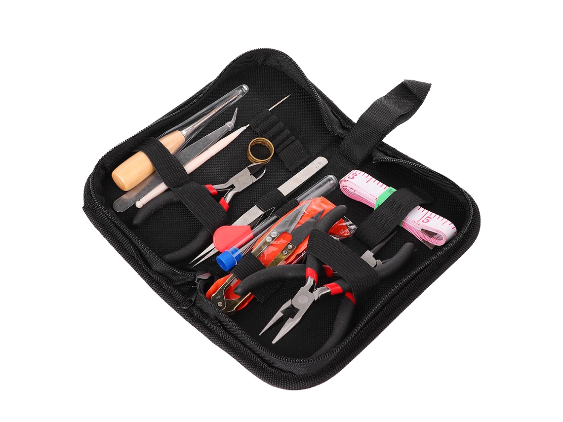 Kit De Ferramentas Para Bijuteria Diy: Mini Tesoura Achatadora 4,5 Polegadas Artesanato.-aquaforge