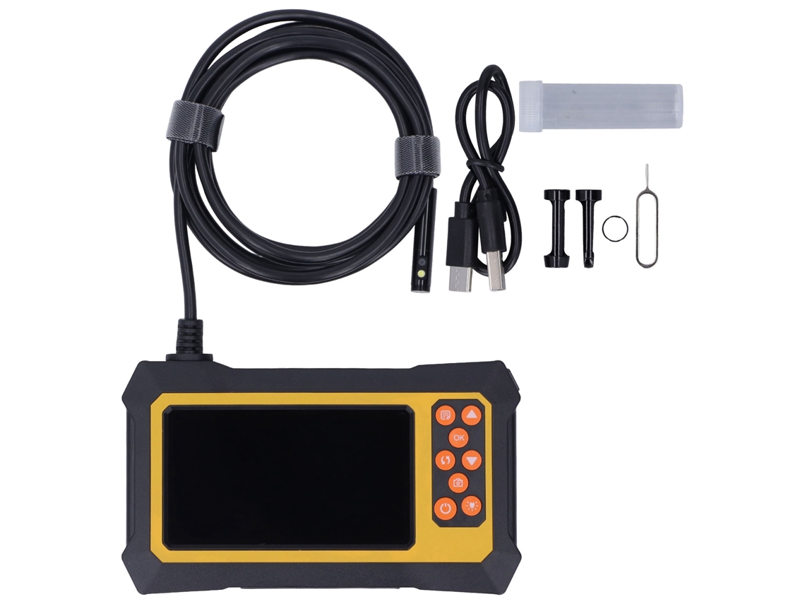 2026 endoscópio Industrial Borescope Duas Lentes 1080p Abs Tela 4.3 Polegadas Impermeável Ip67 7m