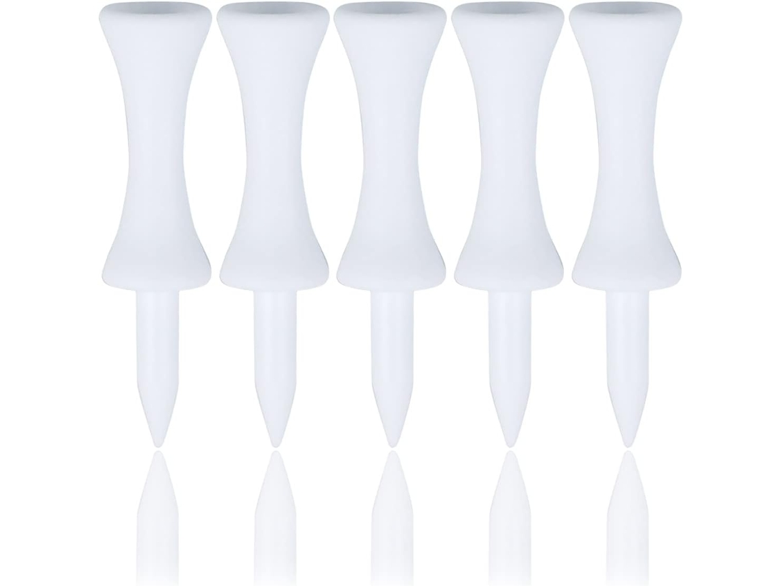Lurelia Tacos De Golfe, Pacote Com 100, Plástico Branco 51 Mm