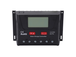 Controlador De Carga Solar Pwm 30a 12v 24v Com Usb