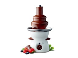 Cascata De Chocolate Klack Com 3 Níveis - 190w, Aço Inoxidável, Inclui 4 Garfos, Ideal Para Festas E Eventos