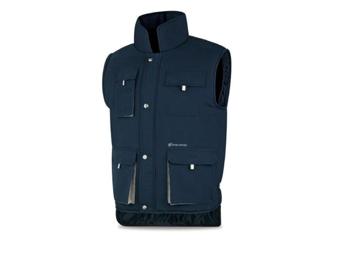 Marca ropa frio chaleco multibolsillo heimd azul marino m vmram