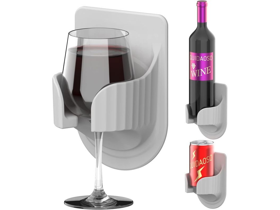 Porta Vasos De Silicona Para Pared, Porta Copas Para Baño/rv/camión, Vino/cerveza, Instalación Fácil