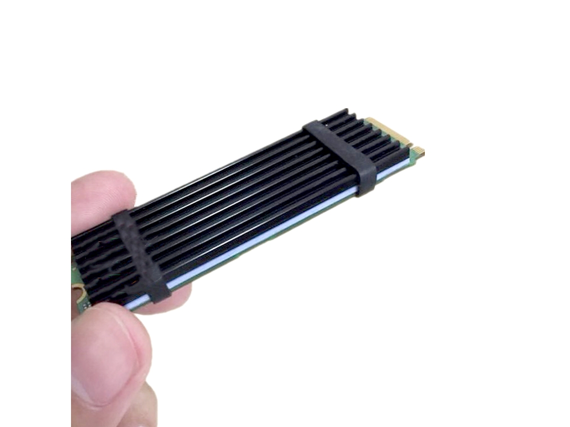 Dissipador De Calor M.2 2280 Ssd Radiador Cooler Dissipador De Calor Preto
