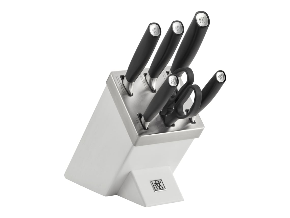 All * Star Bloco de Facas com Tecnologia Kis 7-Pçs Prata ZWILLING