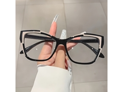 Armações Unissex Estilo Olho de Gato com Lentes Transparentes para Óculos Computador Resistente À Água Arrumação Inteligente Casa Banho STELASPLEN