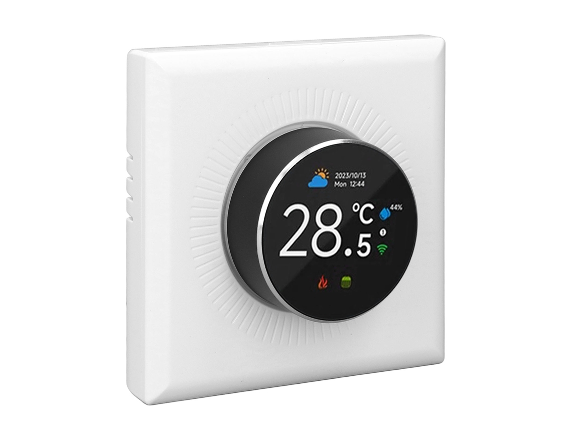 Termostato Inteligente Wifi Programável Semanal Para Aquecimento Elétrico 16a Controle App Voz