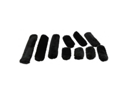 Protetor de Cabresto Teddy Preto Ponyequitheme