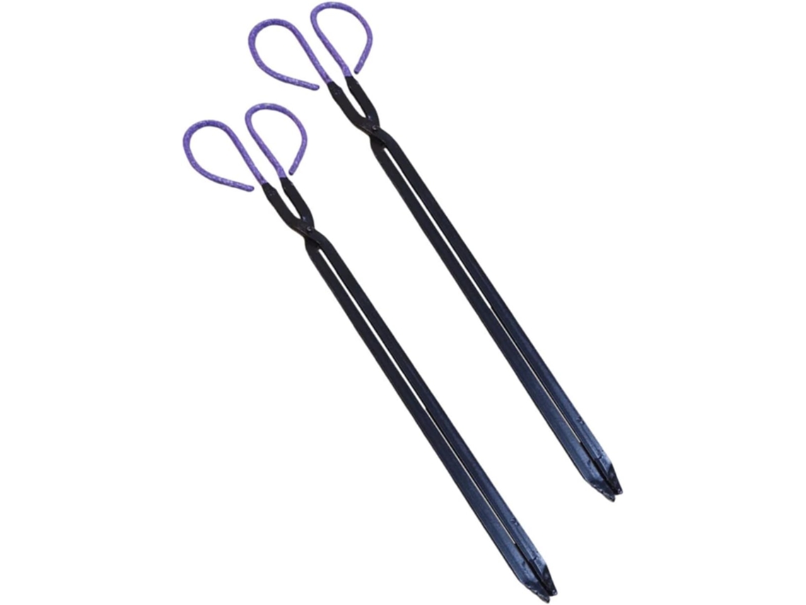 Conjunto De 2 Pinças Para Assar, Limpar Brasas De Carvão E Grelhas Forno Da Happyyami, Ideal Para Grelhar, Churrasco