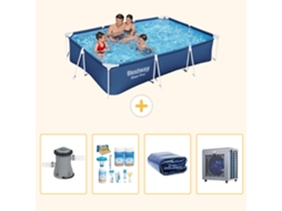 Bestway Piscina Bestway Steel Pro Retangular - 300x201x66 Cm - 5-peças S302
