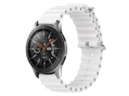 Pulseira De Silicone De Cor Sólida Estilo Oceano Para Samsung Galaxy Watch 46mm 22mm