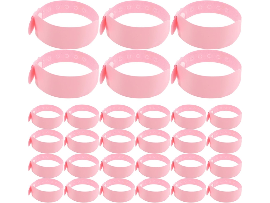 Pulseiras descartáveis Betooky para recém-nascidos, pacote com 100 unidades, impermeáveis e ajustáveis, em PVC, Ideais