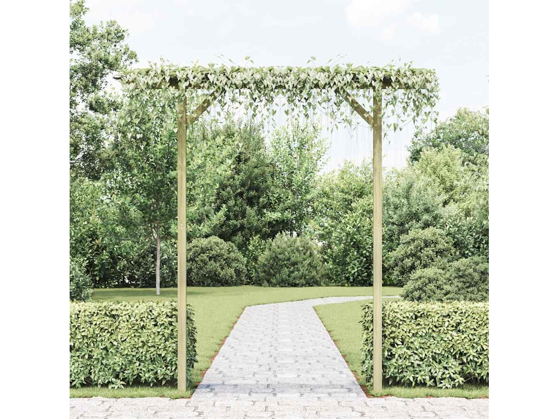 Vidaxl Pérgola De Jardim 205x40x203 Cm Madeira