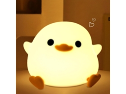 Luz Noturna De Silicone Com Pato, Recarregável, Com Controle De Toque, Decoração Para Quarto De Bebê, Presente SUNNY SPACES
