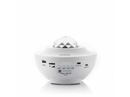 Projetor De Estrelas Com Led, Laser E Alto Falante Bluetooth Aquaforge