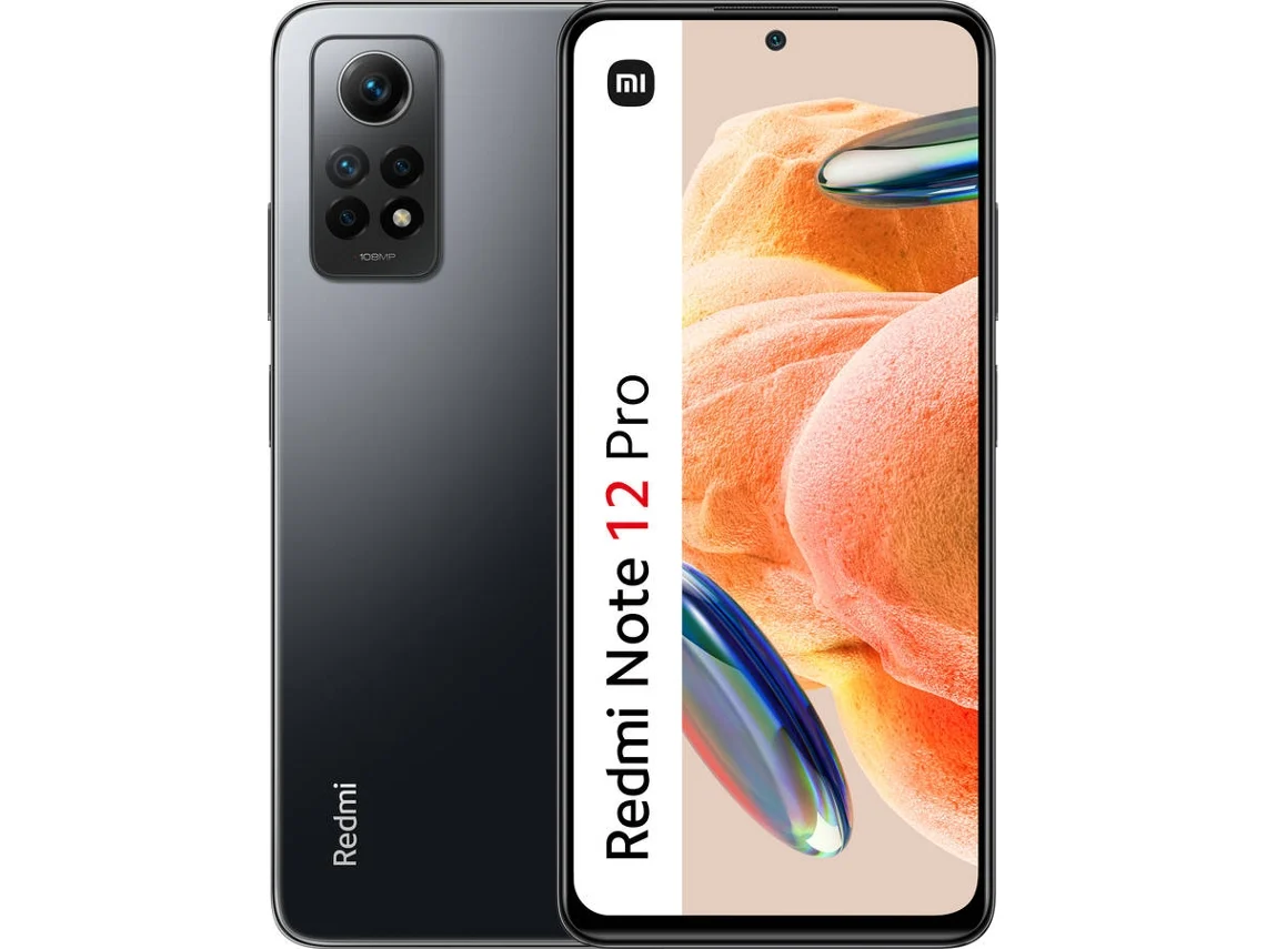 Smartphone XIAOMI Redmi Note 12 Pro 4G (6.67'' - 6 GB - 128 GB - Preto)