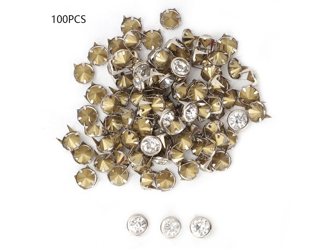 Pregos Cristal Decorativos para Gorros Couro