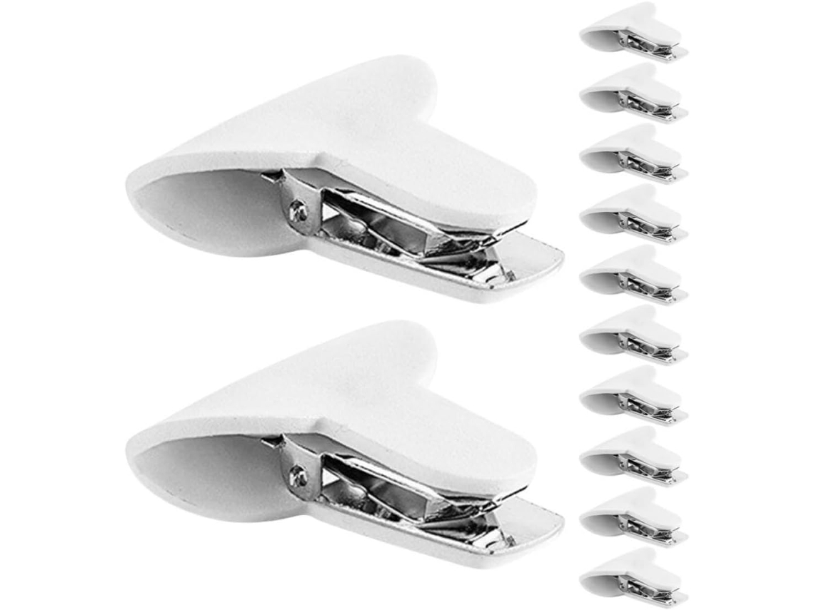 Beaupretty Conjunto De 12-presilhas Para Edredons E Colchas, Com Espuma Antiderrapante E Presilhas De Metal, Fixação De